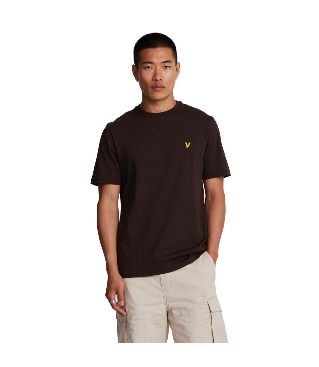 T-shirt uni pour hommes Lyle & Scott-1