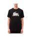 T-shirt noir homme lacoste th2508-1
