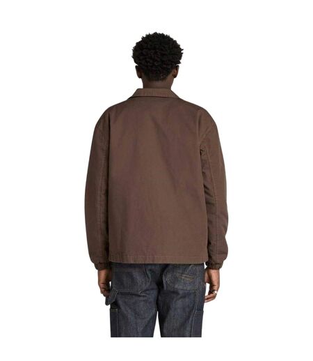 Mens Coach Overshirt Chocolate Brown Timberland