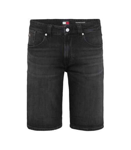 Mens Ronnie Denim Shorts Black Denim Tommy Jeans