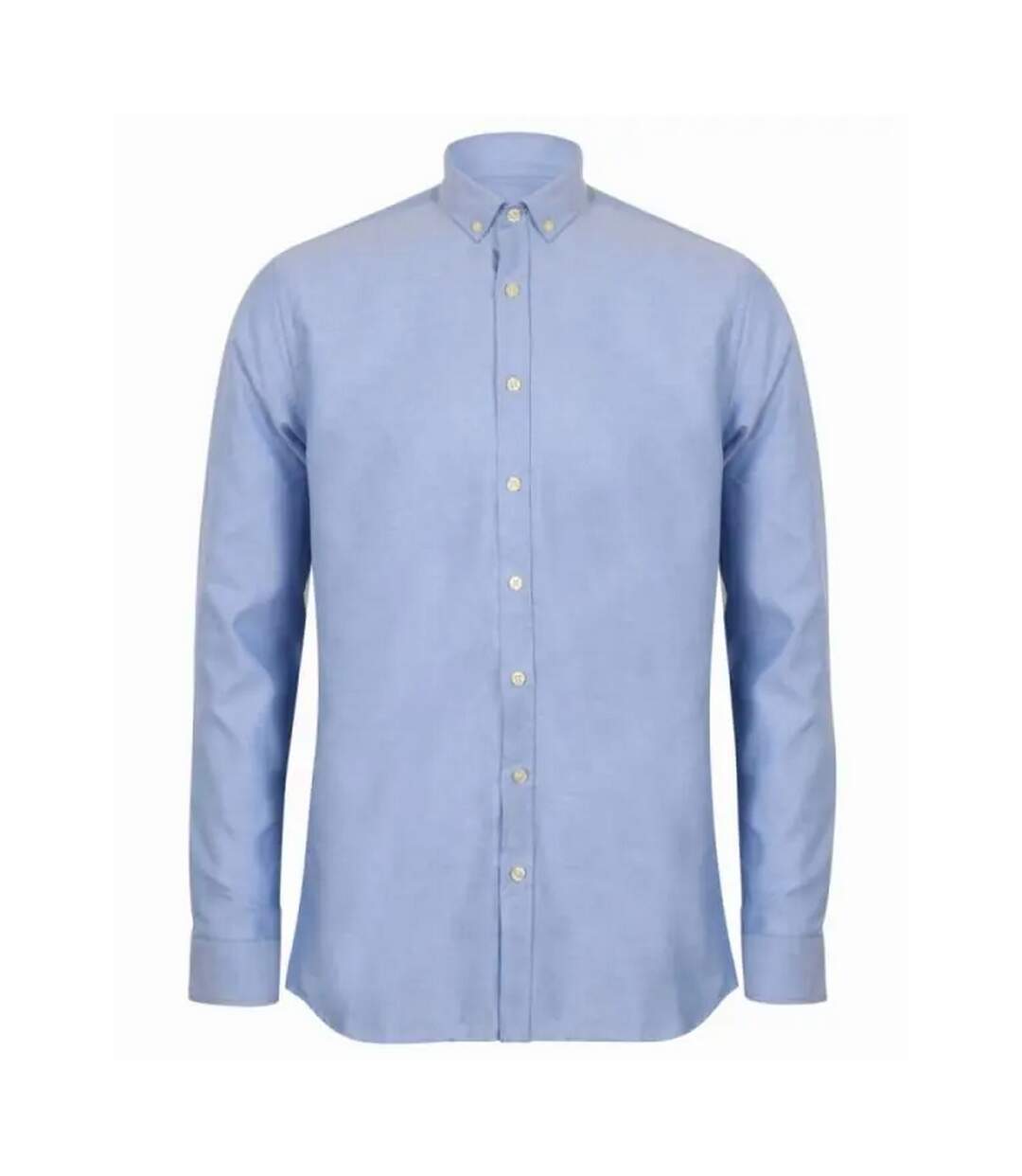 Chemise Manches Longues Classic Homme Bleu Oxford Henbury-2