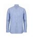 Chemise Manches Longues Classic Homme Bleu Oxford Henbury-2
