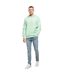 Sweat À Capuche Homme Vert Pâle Build Your Brand-1