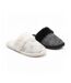 CXL by Christian Lacroix Pantoufles Mules Femme Col Fourrure Pack 2 Paires-1