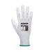 Unisex adult a199 pu palm grip gloves xs grey Portwest-2