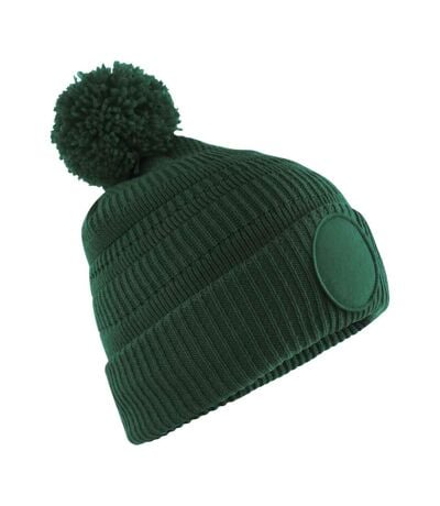 Bonnet Motif/style Écusson Homme Vert Bouteille Beechfield