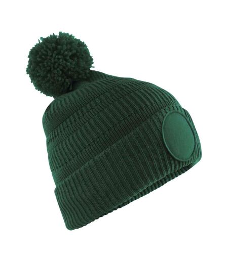 Bonnet Motif/style Écusson Homme Vert Bouteille Beechfield