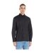 Mens Core Flex Poplin Shirt Black Tommy Hilfiger-1
