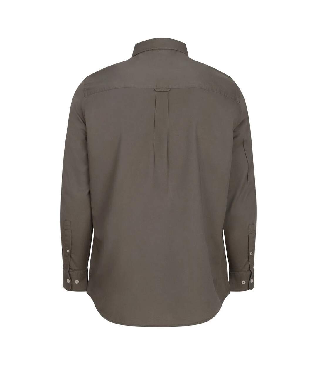Chemise Manches Longues Homme Kaki Front Row-3
