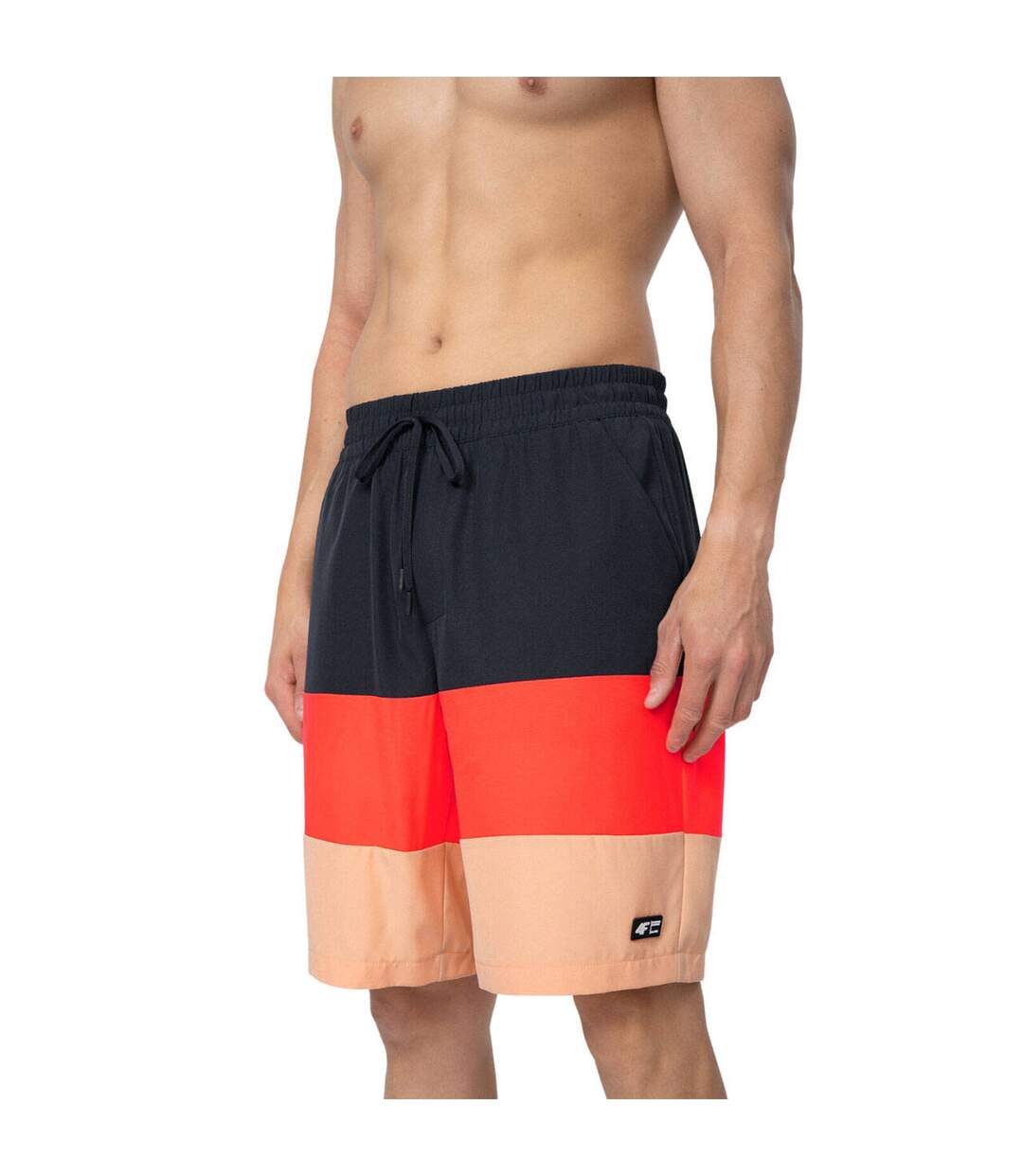 Maillot De Bain M024 Pour Hommes Rouge Bleu Marine Bleu 4F-3