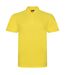 Mens pro polo shirt yellow PRO RTX