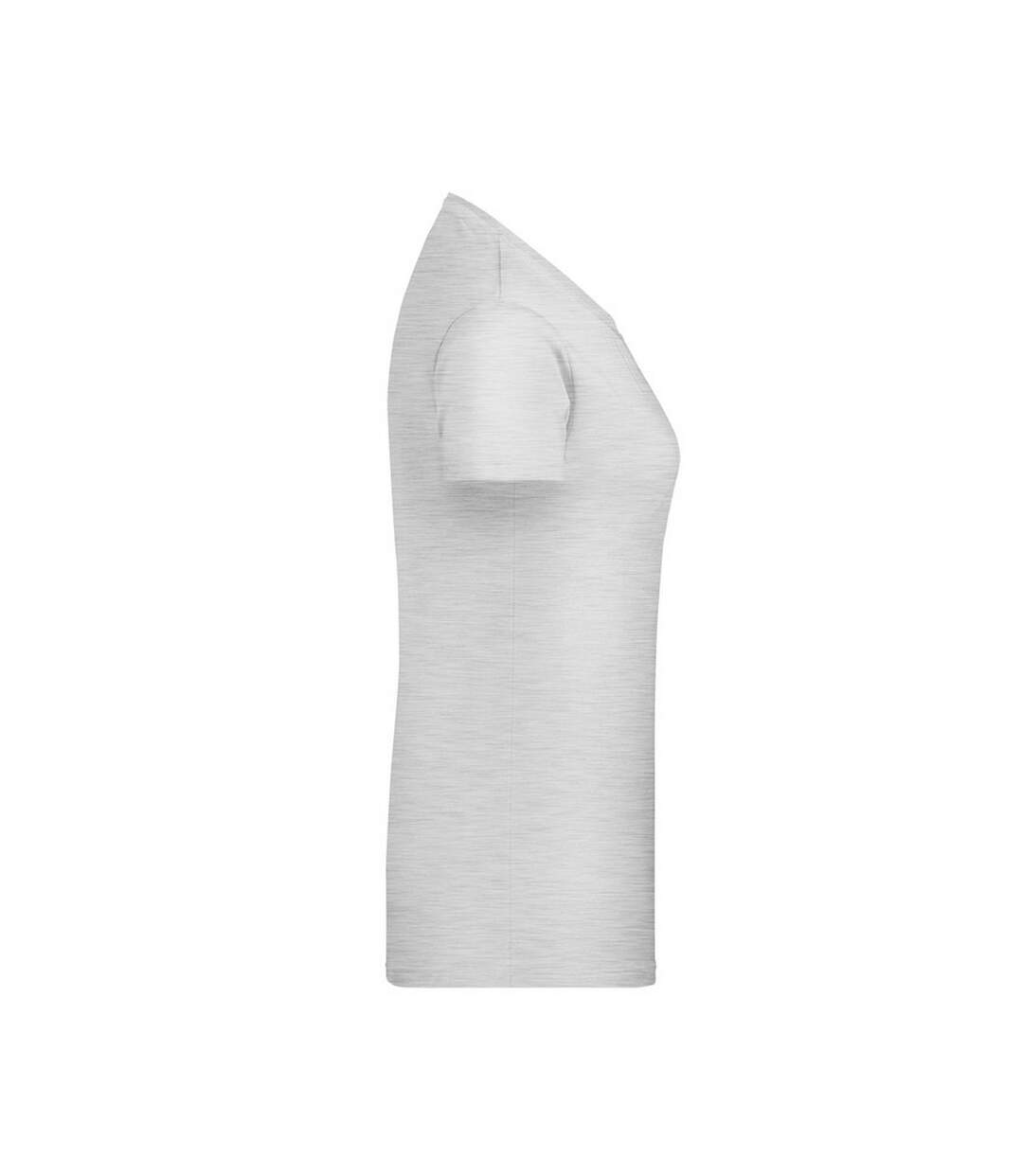 T-shirt Basic Femme Cendre Chiné James And Nicholson-3