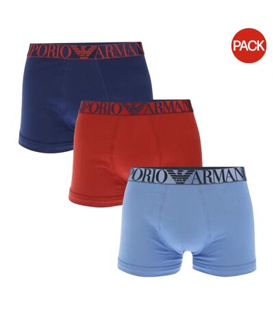 Pack Of 3  Mens Boxer Shorts  Multicoloured Emporio Armani