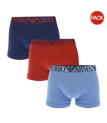 Pack Of 3  Mens Boxer Shorts  Multicoloured Emporio Armani