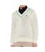 Pull blanc homme lacoste tennis rayures-1