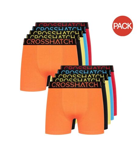 Pack of 12  Mens highlighter boxer shorts  multicoloured Crosshatch