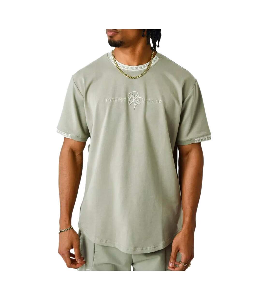 T-Shirt kaki homme project x paris-1
