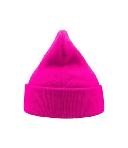 Atlantis - Bonnet avec revers WIND - Mixte (Fuchsia) - UTAB228