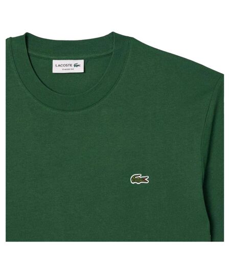 T-shirt Motif/style Logo Brodé Homme Vert Lacoste
