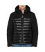 Doudoune noire homme schott-1