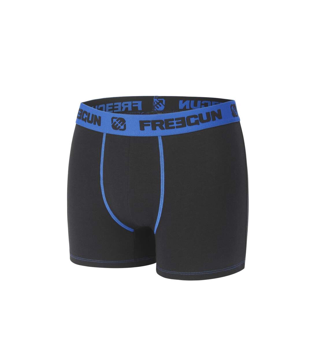 Lot de 4 Boxers homme coton Bleu Freegun-4