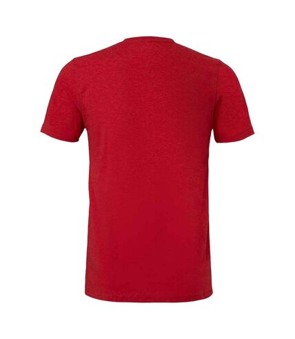 T-shirt manches courtes unisexe rouge Bella + Canvas Bella + Canvas