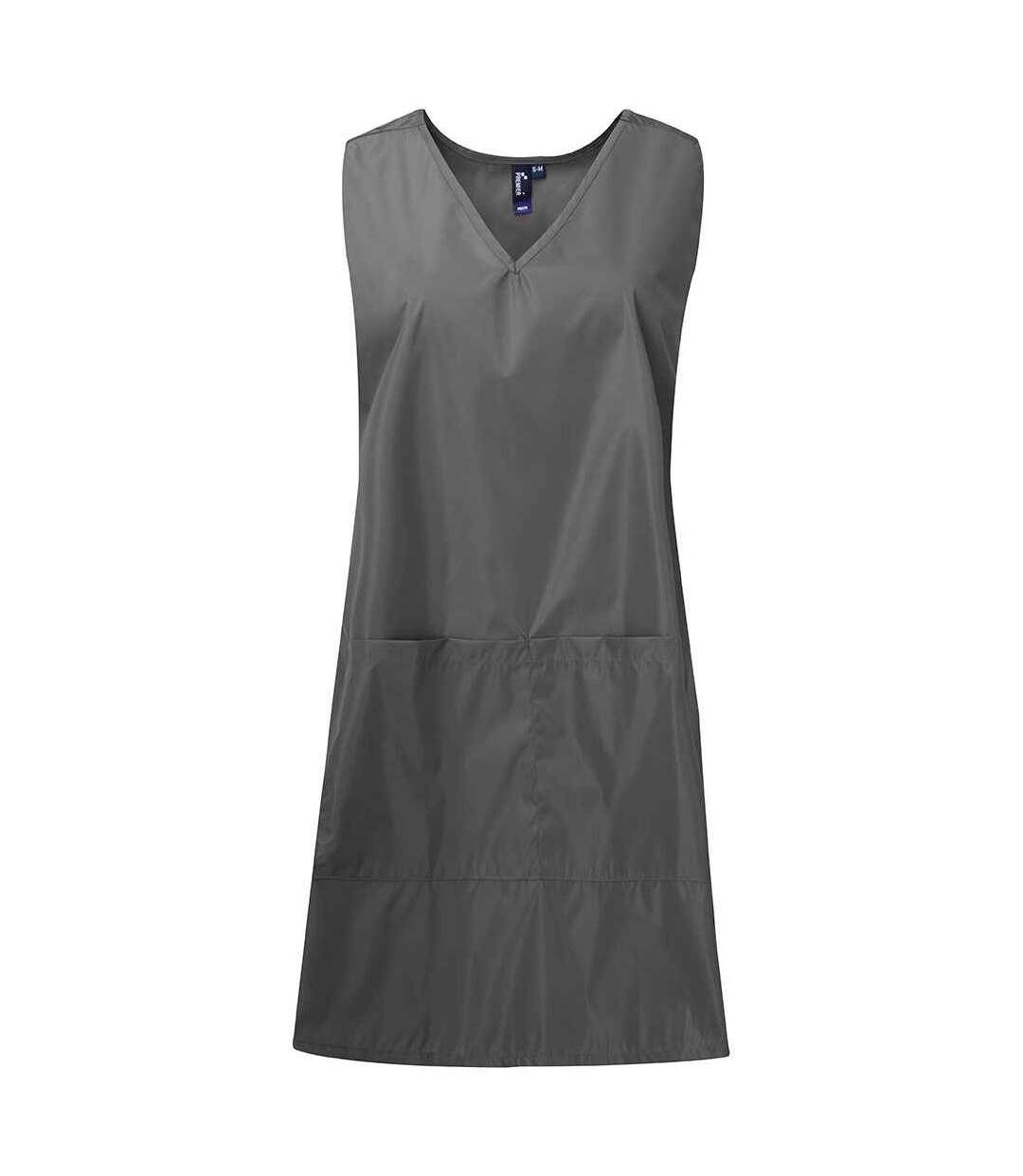 Unisex adult waterproof tunic s-m dark grey Premier-1