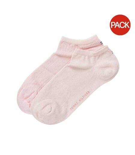 Socquettes Femme Rose Tommy Hilfiger