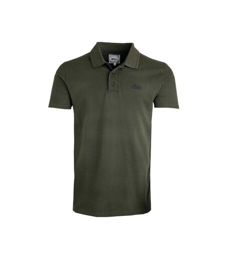 Polo miles homme vert lichen foncé Weird Fish