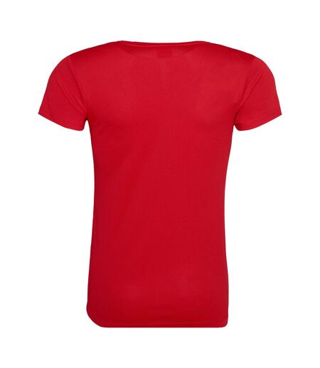 T-shirt Sport Femmes Rouge AWDis
