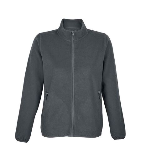 Veste Polaire Factor Femme Gris Charbon Uni SOLS