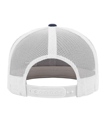 Unisex Adult Two Tone Trucker Cap Navy White Flexfit