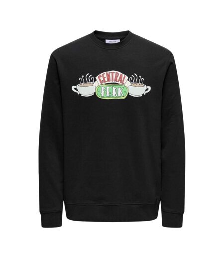 Sweat noir homme only & sons friends - l