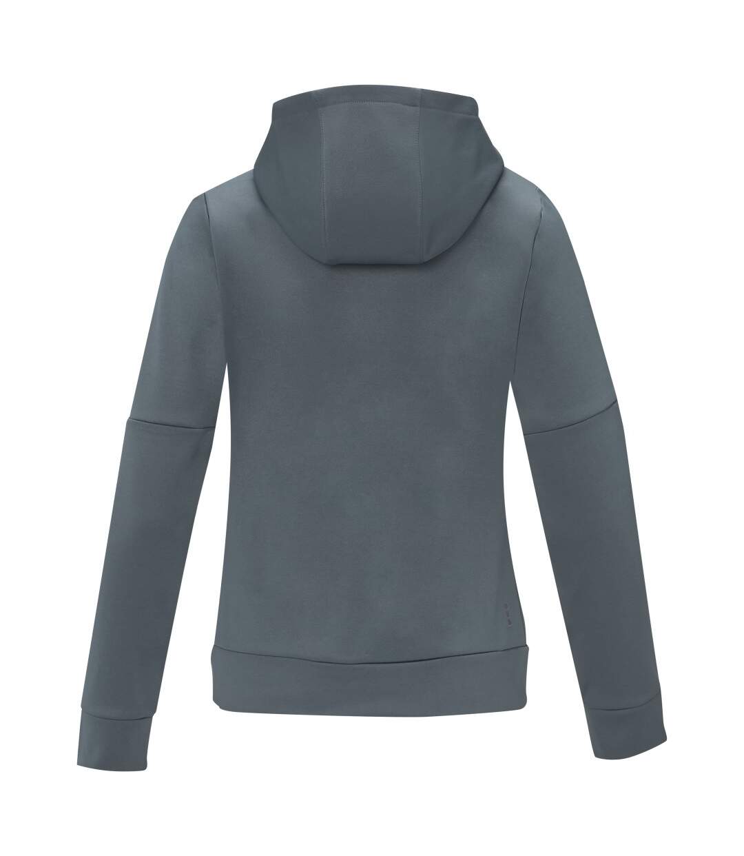 Womens/ladies Anorak Hooded Half Zip Sweatshirt Steel Grey Elevate Life-2