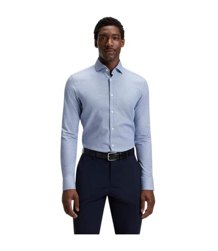 Mens H-hank Shirt Dark Blue Boss