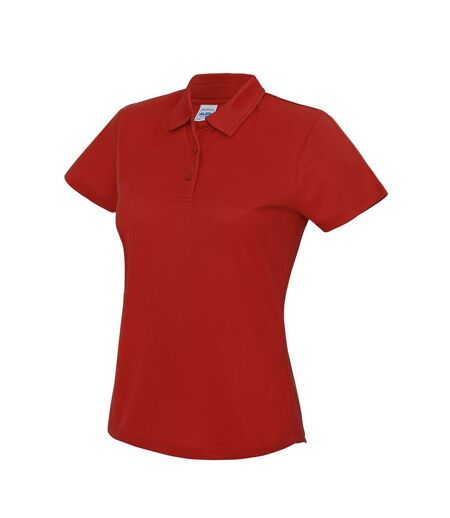Awdis Womens/Ladies Moisture Wicking Lady Fit Polo Shirt (Fire Red) - UTPC7265