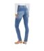 Womens/ladies High Waist Skinny Jeans Mid Blue I Saw It First-3