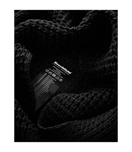 Echarpe Gaufrée Classique Unisexe Pour Adultes Taille Unique Noir Beechfield