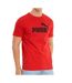 T-shirt rouge homme puma essential logo-1