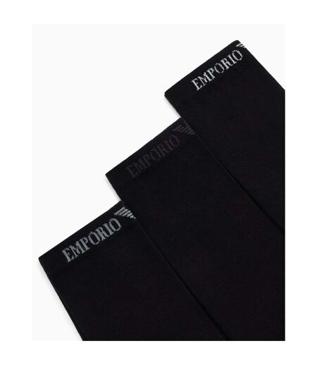 Lot De 3  Chaussettes Homme Noir Emporio Armani
