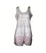 Forever Dreaming Womens/Ladies Wild Side Short Pyjama Set (White/ Pink) - UTUT1515