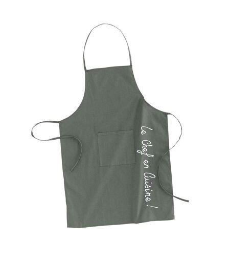 Tablier de Cuisine Cuistot 84cm Kaki