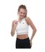 Brassière de sport femme blanc Lacoste-3