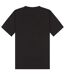 Unisex adult combed ringspun cotton tall oversized t-shirt black Casual Classics-2