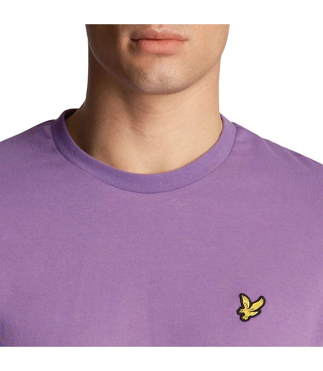 T-shirt Uni Homme Violet Lyle & Scott-4