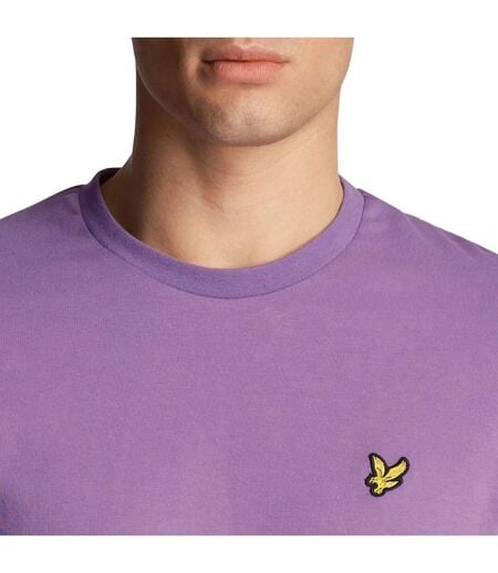 T-shirt Uni Homme Violet Lyle & Scott