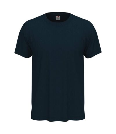 Unisex adults classic tee marina blue Stedman
