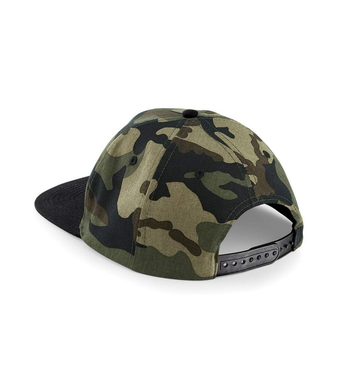 Lot de 2  casquettes de baseball homme camouflage jungle/noir Beechfield-2