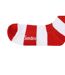 Chaussettes De Foot Motif/style Rayures Contrastées Homme Rouge Blanc Sondico-3