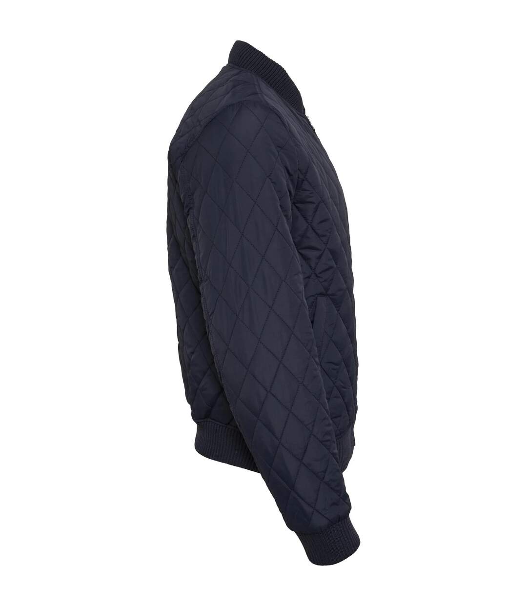 Doudoune Motif/style Losange Homme Bleu Marine Urban Classics-4